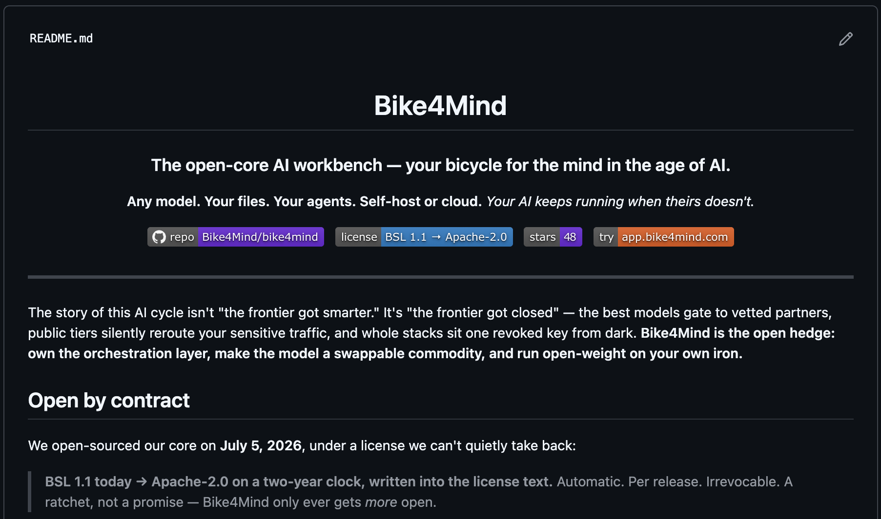 The open-core Bike4Mind repository
